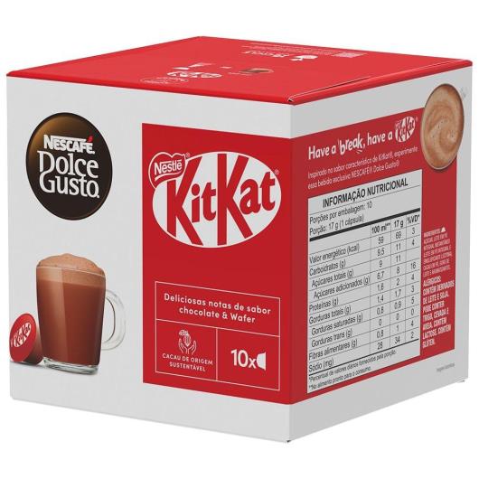 Café em Cápsula Nescafé Dolce Gusto KitKat 10 Cápsulas 170g - Imagem em destaque