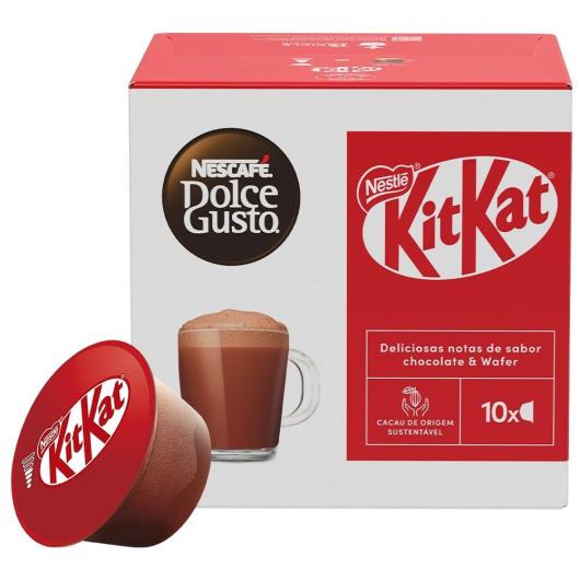 Café em Cápsula Nescafé Dolce Gusto KitKat 10 Cápsulas 170g - Imagem em destaque