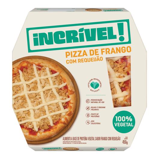 Pizza Vegetal Frango com Requeijão Incrível! Caixa 450g - Imagem em destaque