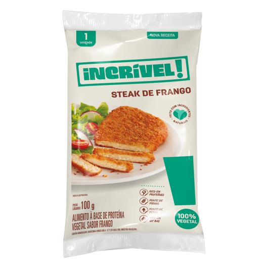 Steak Vegetal Frango Incrível! Pacote 100g - Imagem em destaque