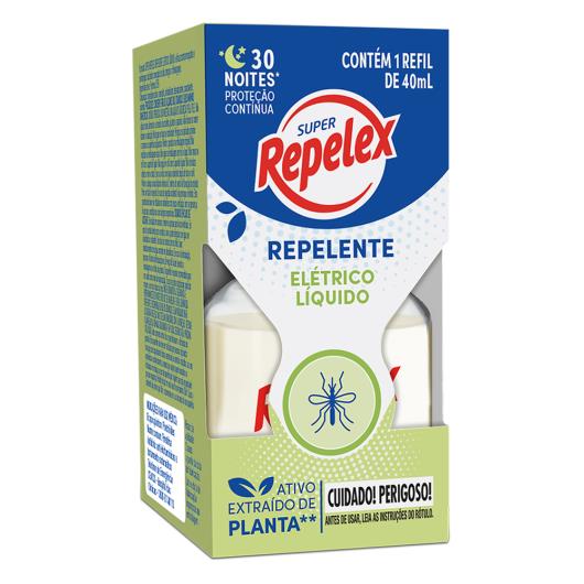 Repelente Líquido Elétrico 30 Noites Repelex Caixa 40ml Refil - Imagem em destaque