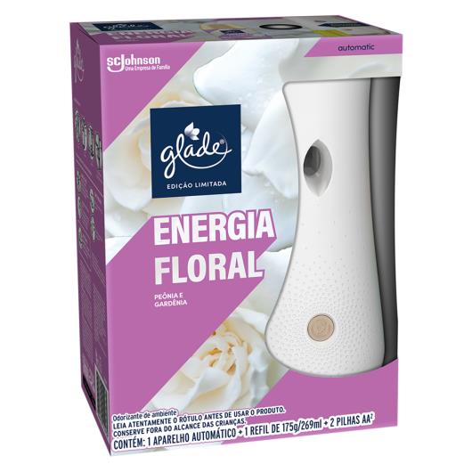 Aparelho e Odorizador de Ambiente Energia Floral Glade Automatic 269ml - Imagem em destaque