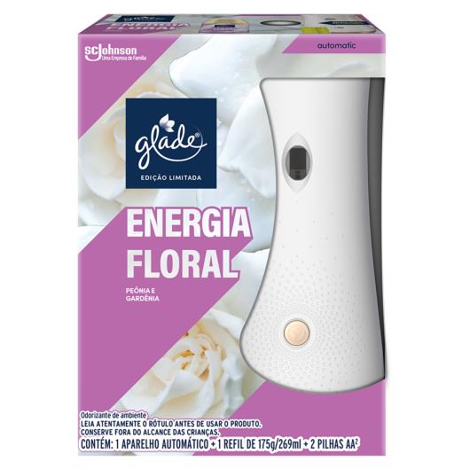 Aparelho e Odorizador de Ambiente Energia Floral Glade Automatic 269ml - Imagem em destaque