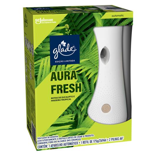 Aparelho e Odorizador de Ambiente Aura Fresh Glade Automatic 269ml - Imagem em destaque