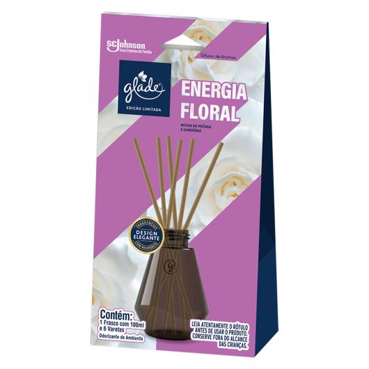 Difusor de Aromas Energia Floral Glade Caixa 100ml - Imagem em destaque