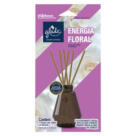 Difusor de Aromas Energia Floral Glade Caixa 100ml - Imagem em destaque