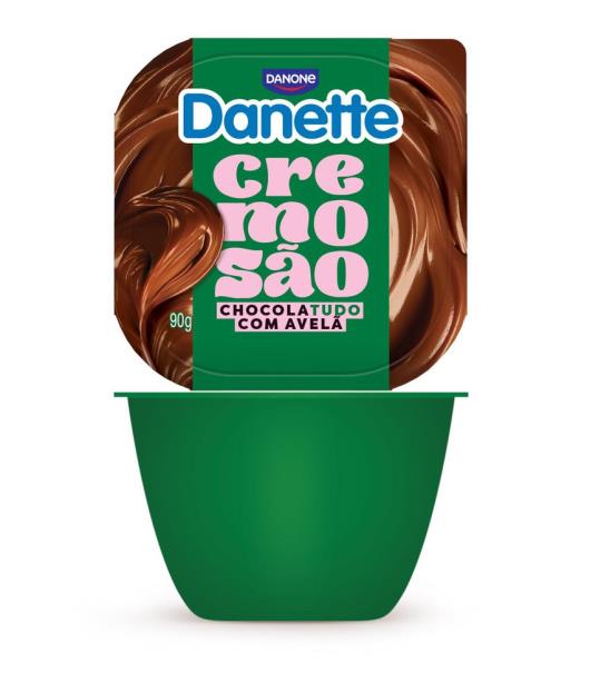 Danette Cremosão Chocolate com Avelã 90g - Imagem em destaque