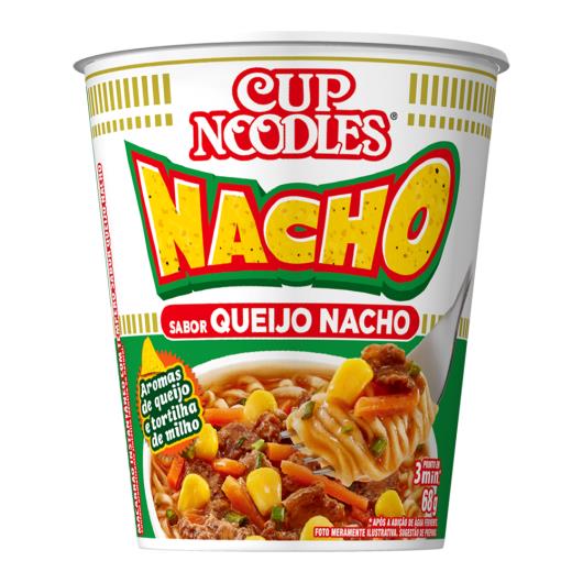 Macarrão Instantâneo Queijo Nacho Cup Noodles Copo 68g - Imagem em destaque