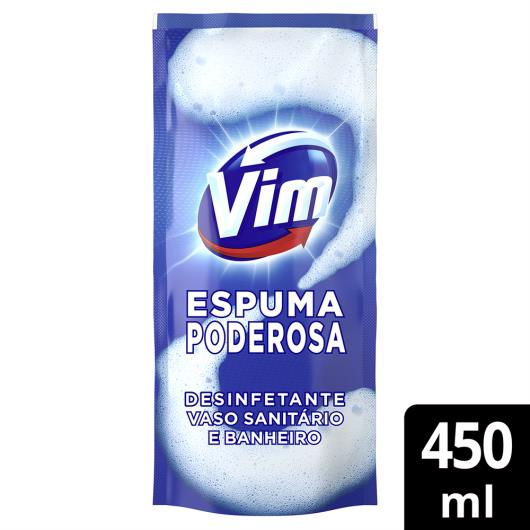 Desinfetante Uso Geral Original Vim Espuma Poderosa Sachê 450ml Refil Econômico - Imagem em destaque