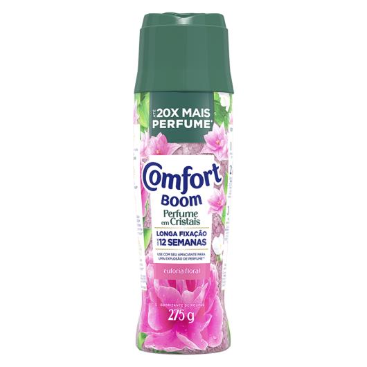 Odorizante de Roupas Comfort Boom Euforia Floral Perfume em Cristais Frasco 275g - Imagem em destaque