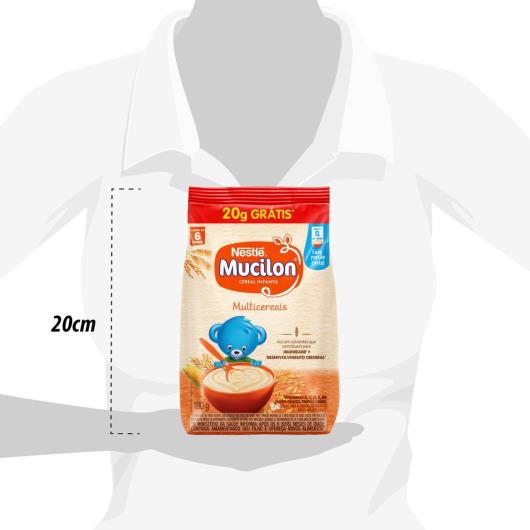 Cereal Infantil Mucilon Multicereais 180g - 20g Grátis - Imagem em destaque