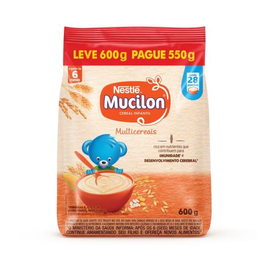 Cereal Infantil Mucilon Multicereais 600g - 50g Grátis - Imagem em destaque