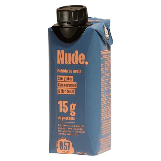 Bebida à Base de Aveia 15g de Proteína Caramelo & Flor de Sal Nude. Caixa 250ml - Imagem em destaque