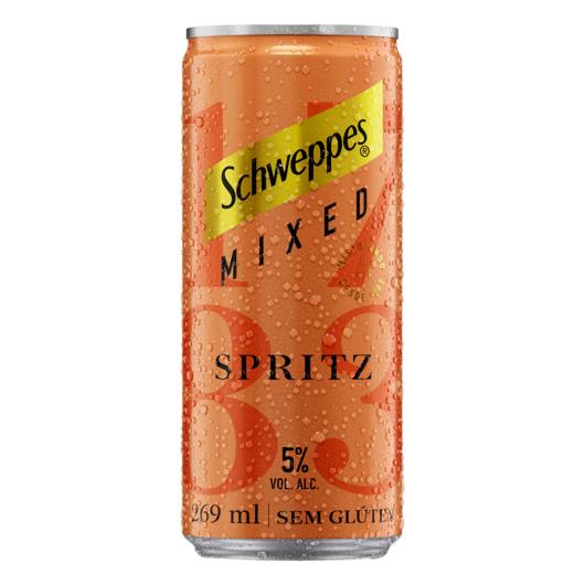 Bebida Mista Alcoólica Gaseificada Spritz Schweppes Mixed Lata 269ml - Imagem em destaque