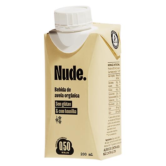 Bebida à Base de Aveia Orgânica Baunilha Nude. Caixa 200ml - Imagem em destaque