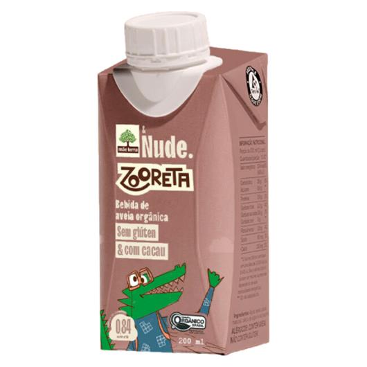 Bebida à Base de Aveia Sabor Cacau Nude. Zooreta Caixa 200ml - Imagem em destaque