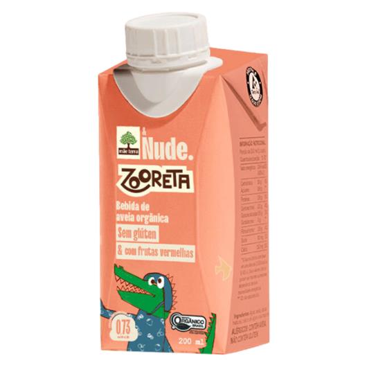 Bebida à Base de Aveia Frutas Vermelhas Nude. Zooreta Caixa 200ml - Imagem em destaque