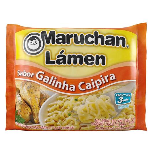 Macarrão Instantâneo Maruchan Lámen Galinha Caipira 85g - Imagem em destaque