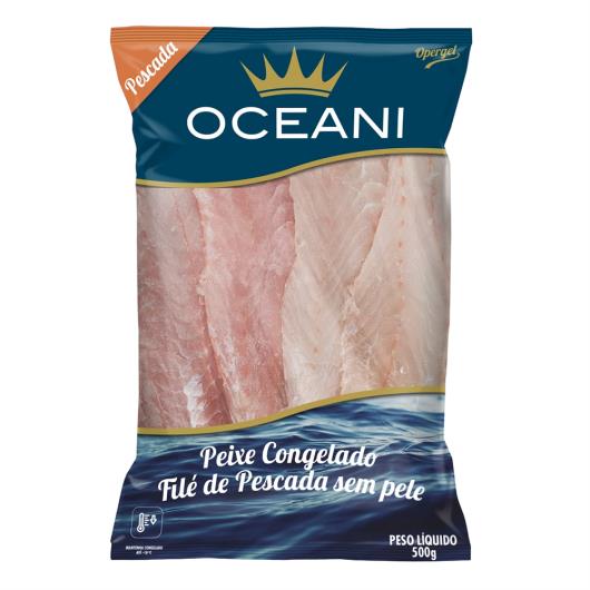 Filé de Pescada sem Pele Oceani Congelado 500g - Imagem em destaque