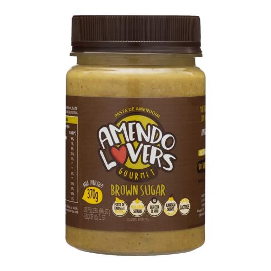 Pasta de Amendoim Amendo Lovers Brown Sugar Pote 370g - Imagem em destaque