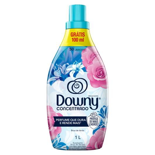 Amaciante de Roupa Concentrado Brisa de Verão Downy Frasco 1l Grátis 100ml - Imagem em destaque