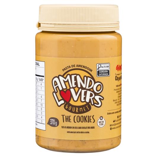 Pasta de Amendoim The Cookies Amendo Lovers Gourmet Pote 370g - Imagem em destaque