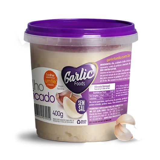 Alho Garlic Foods Picado 400g - Imagem em destaque