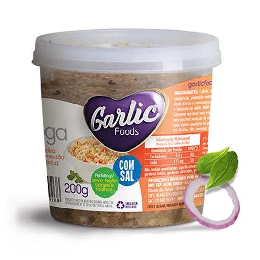 Tempero Garlic Foods Refoga Pote 200g - Imagem em destaque