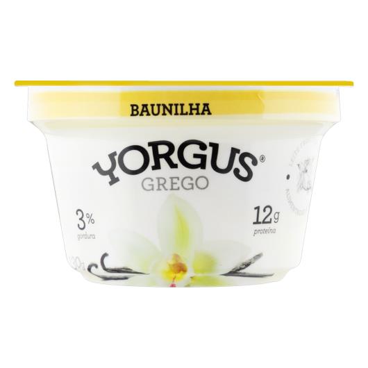 Iogurte Integral Grego Baunilha Yorgus Pote 130g - Imagem em destaque