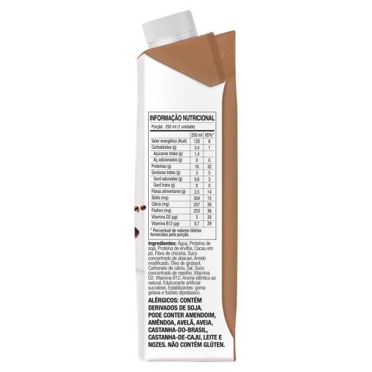 Suplemento Alimentar Chocolate Zero Lactose Not Shake Protein 16g de Proteína Caixa 250ml - Imagem em destaque