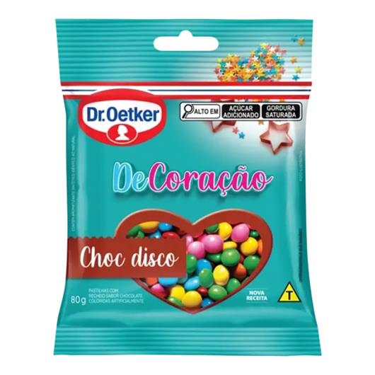 Confeitos de Chocolate Choc Disco DeCoração Dr.Oetker 80g - Imagem em destaque