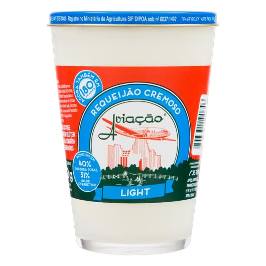 Requeijão Cremoso Light Aviação Copo 180g - Imagem em destaque