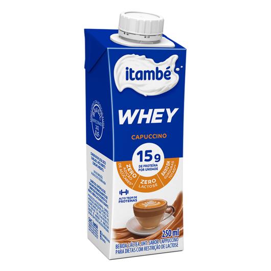 Bebida Láctea UHT Capuccino Zero Lactose Itambé Whey Caixa 250ml - Imagem em destaque