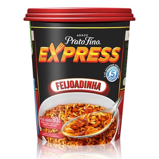 Arroz Instantâneo Prato Fino Express Feijoadinha 80g - Imagem em destaque