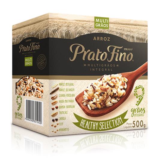 Arroz Integral Prato Fino Multigrãos Healthy Solutions 500g - Imagem em destaque