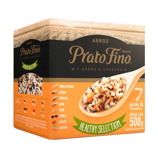 Arroz Prato Fino 7 Grãos e Cenoura Healthy Selection 500g - Imagem em destaque