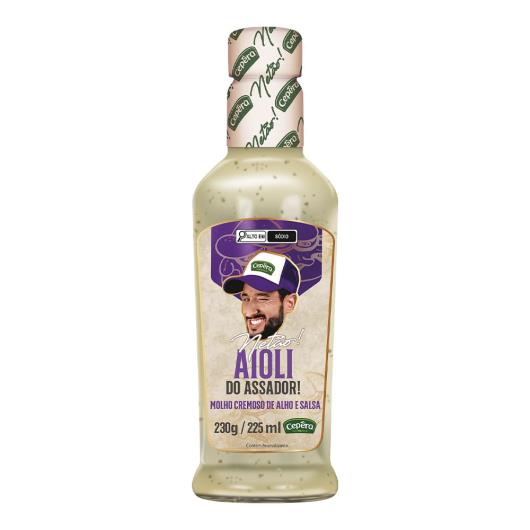 Molho Cepêra Alho e Salsa Aioli Netão! Assador! Squeeze 225ml - Imagem em destaque