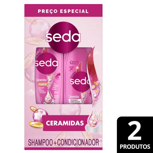 Kit Shampoo 300ml + Condicionador 190ml Seda Ceramidas - Imagem em destaque