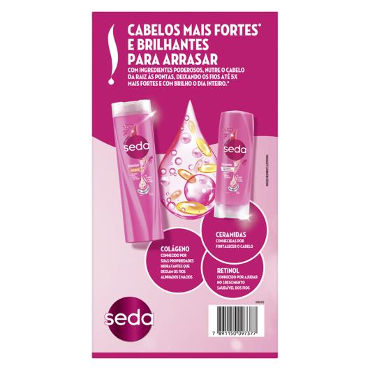 Kit Shampoo 300ml + Condicionador 190ml Seda Ceramidas - Imagem em destaque