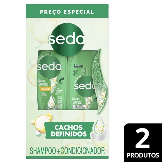 Kit Shampoo 300ml + Condicionador 190ml Seda Cachos Definidos - Imagem em destaque