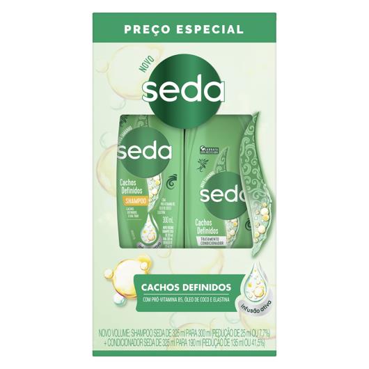 Kit Shampoo 300ml + Condicionador 190ml Seda Cachos Definidos - Imagem em destaque