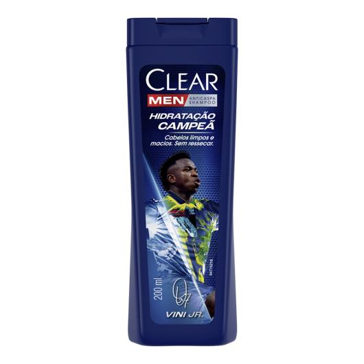 Shampoo Anticaspa Vini Jr. Clear Men Hidratação Campeã Frasco 200ml - Imagem em destaque