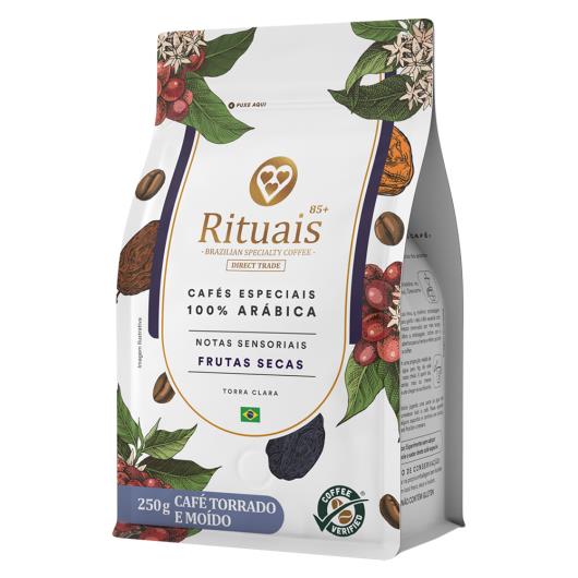 Café Torrado e Moído Frutas Secas 3 Corações Rituais 85+ Pouch 250g - Imagem em destaque