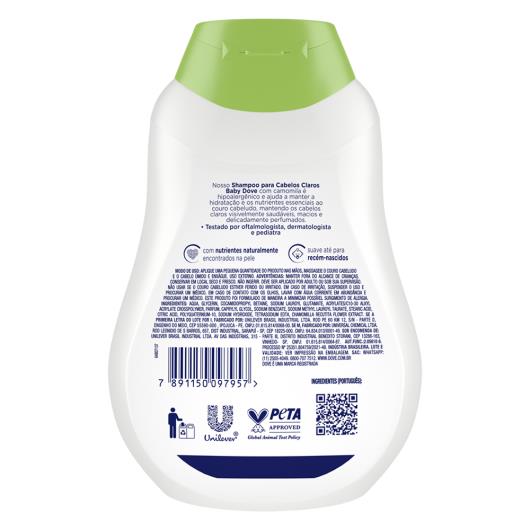 Shampoo Hidratação Glicerinada Camomila Dove Baby Frasco 400ml - Imagem em destaque