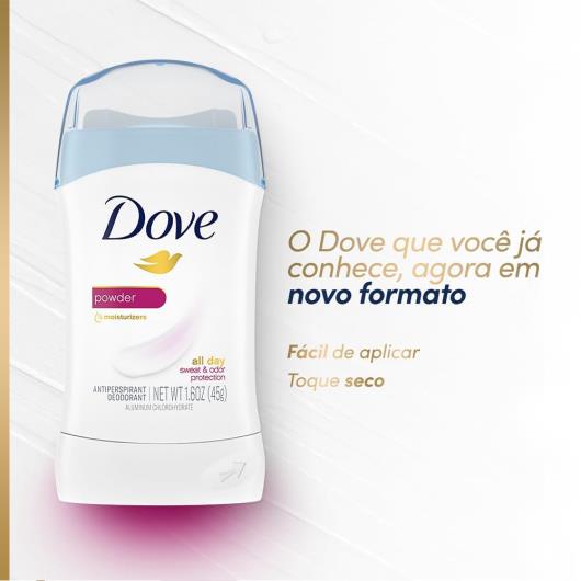 Desodorante Barra Powder Dove 45g - Imagem em destaque