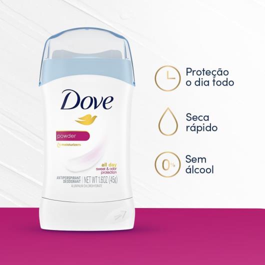 Desodorante Barra Powder Dove 45g - Imagem em destaque