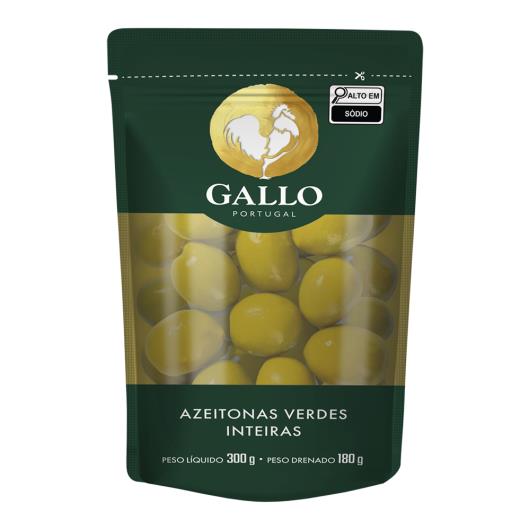 Azeitona Verde em Conserva Inteira com Caroço Gallo Pouch 180g - Imagem em destaque