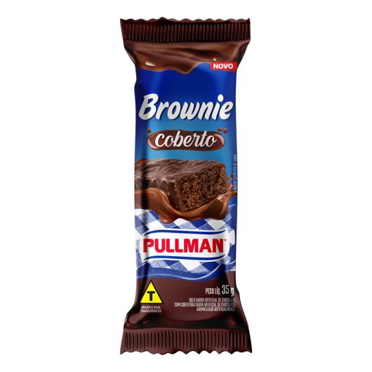 Brownie Sabor e Cobertura Chocolate Pullman Pacote 35g - Imagem em destaque