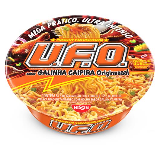 Macarrão Instantâneo Yakissoba Galinha Caipira Original Nissin U.F.O. Bandeja 93g - Imagem em destaque