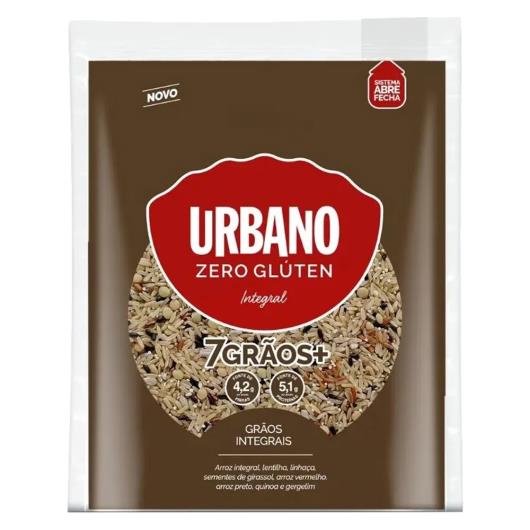 Arroz Integral 7 Grãos com Feijão Azuki e Semente de Abóbora Urbano Pouch 500g - Imagem em destaque